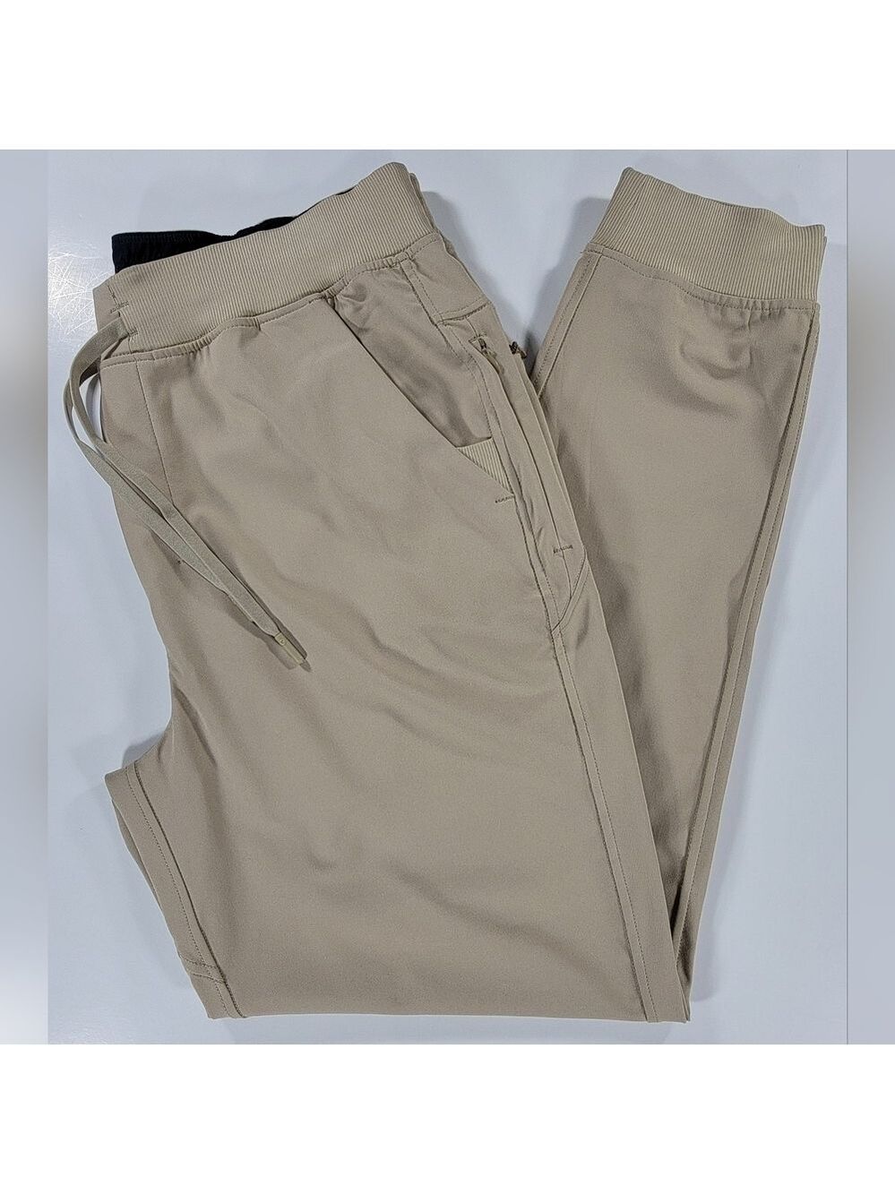 NEW Birddogs Joggers UNLINED Beige Stretch Athletic Casual Mens XL Performance